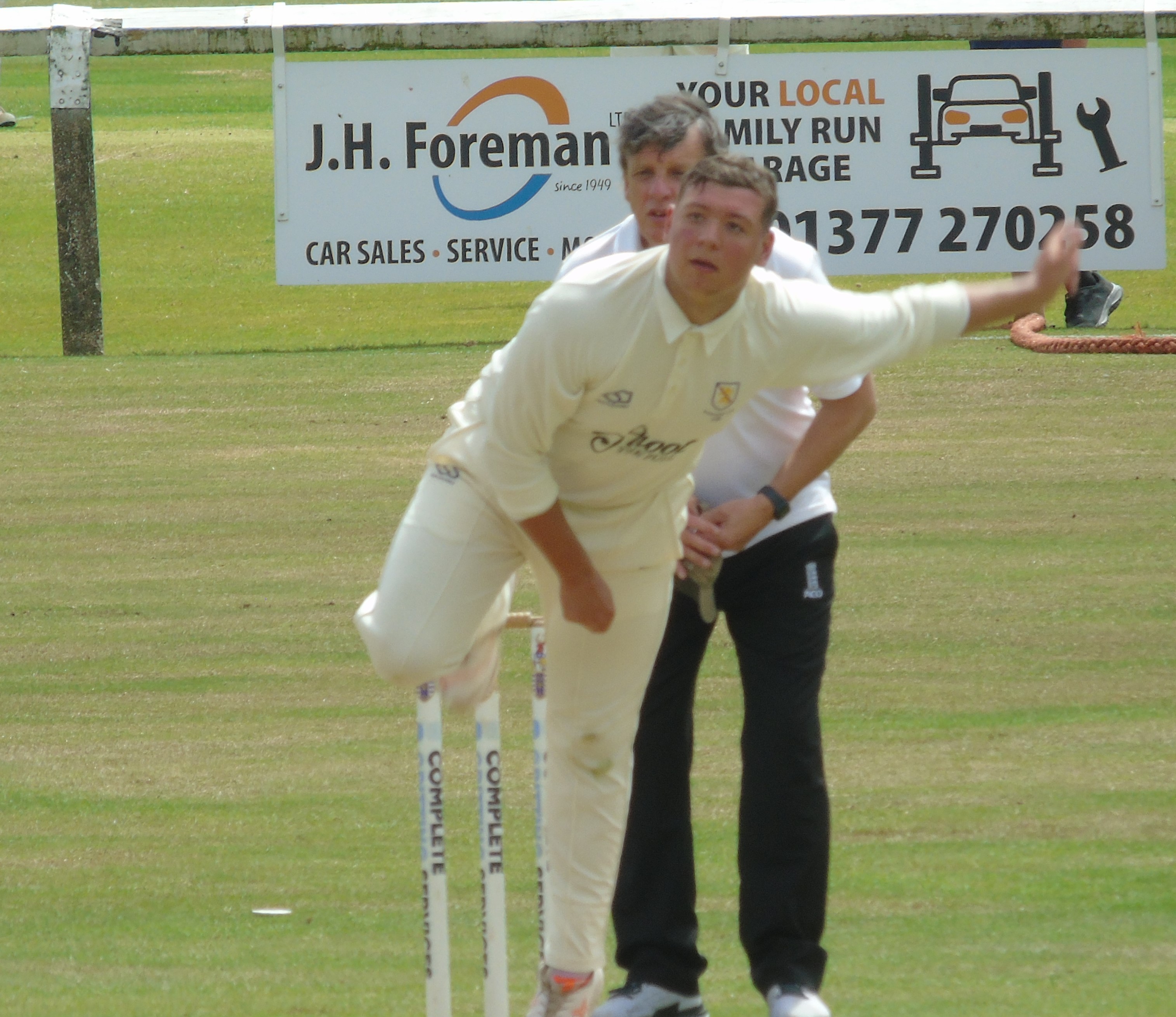 Charlie Brook Bowling vs Beverley 2023